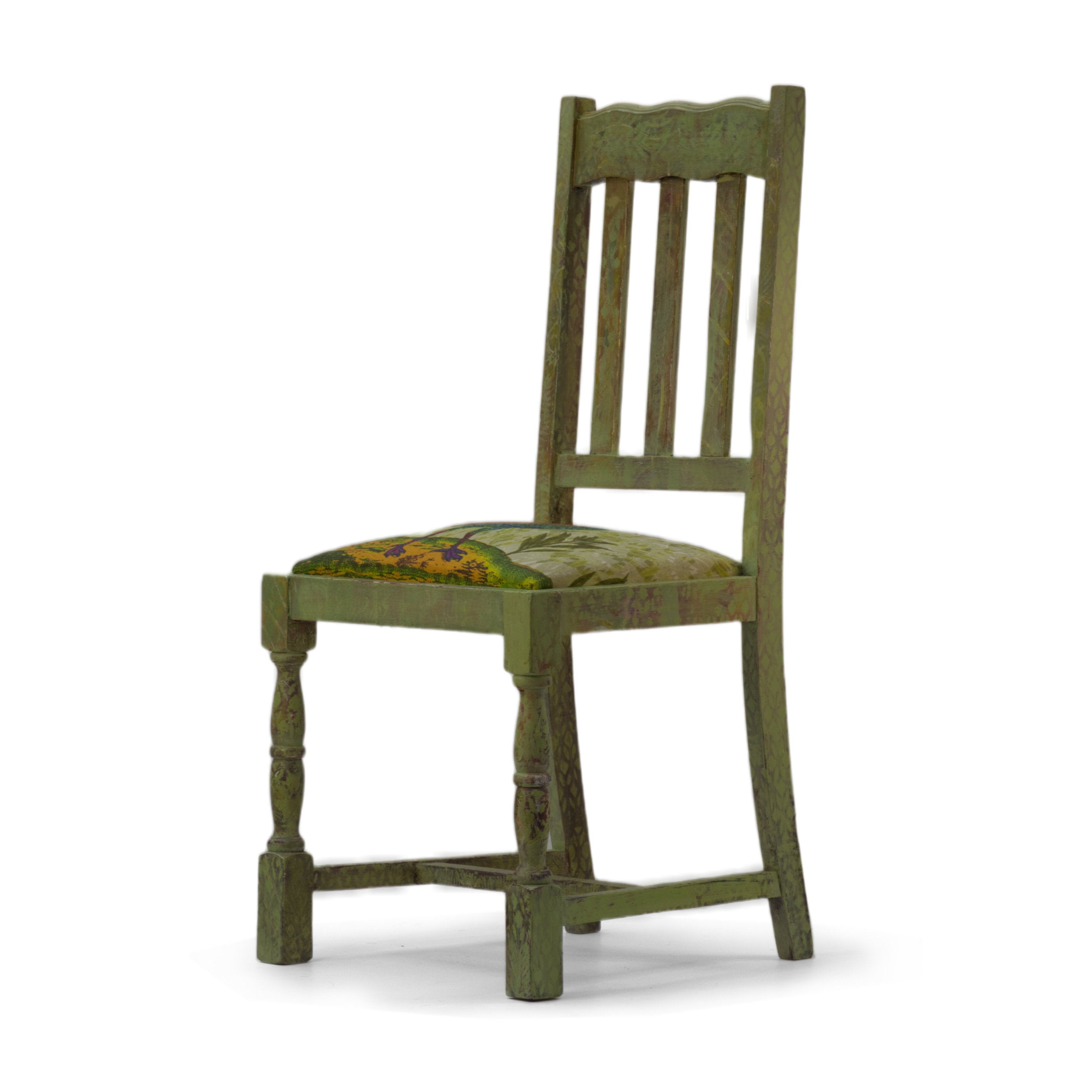 Majolica Rooster Chair